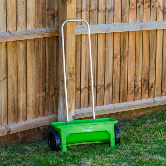 TABLER SCAPER LTD 12L Garden Lawn Seed/Fertiliser Spreader Grass Weed Feed Salt Gritter