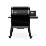 Weber SmokeFire EPX4 Wood Fired Pellet Grill, STEALTH Edition- Free 4 Bags of Pellets, Side Shelf and Front Shelf Included
