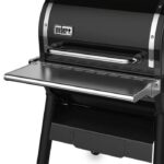 Weber SmokeFire EPX4 Wood Fired Pellet Grill, STEALTH Edition- Free 4 Bags of Pellets, Side Shelf and Front Shelf Included